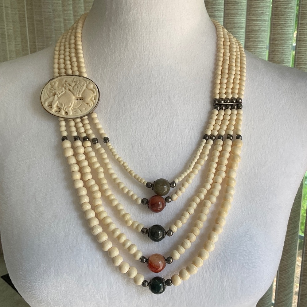 Bold Vintage Statement Necklace BoHo